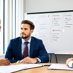 **

A professional-looking person in business attire, fully clothed, participating in a study group with diverse individuals, brainstorming ideas on a whiteboard, modern office setting, well-lit, appropriate attire, safe for work, perfect anatomy, correct proportions, family-friendly, professional setting.

**